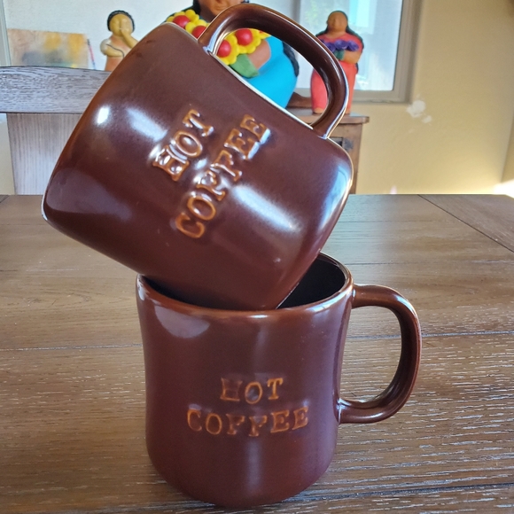 Starbucks Other - Starbucks 2010 "Hot Coffee" Embossed Mugs